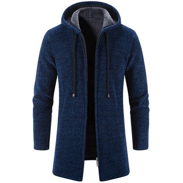 Casaco Masculino Sobretudo de Inverno - WinterWarm MASCULINO - JAQUETA - SOBRETUDO Dm Stores Azul M 