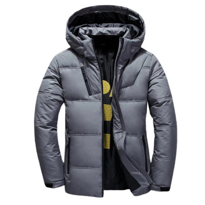 Casaco Puffer Masculino Explorer - Conforto Acolchoado MASCULINO - CASACO - EXPLORER Dm Stores Cinza Claro M 