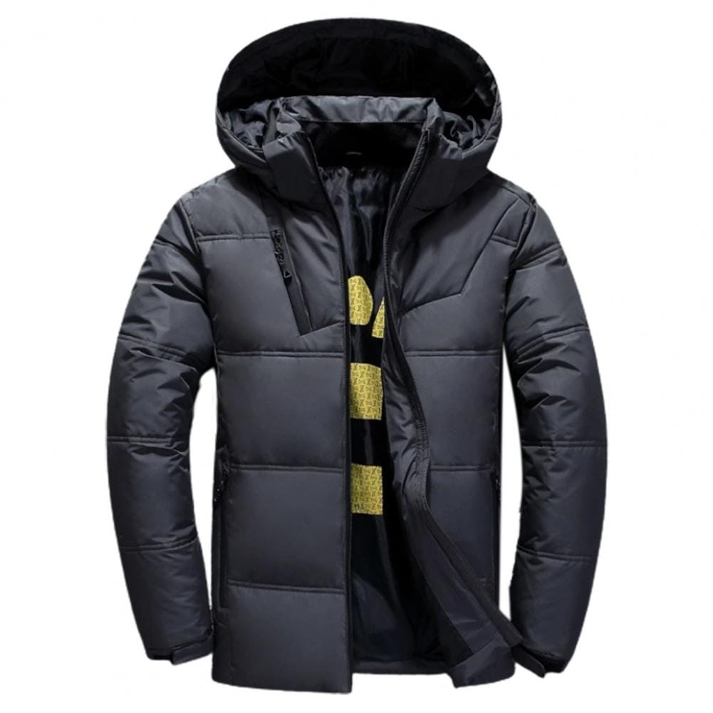 Casaco Puffer Masculino Explorer - Conforto Acolchoado MASCULINO - CASACO - EXPLORER Dm Stores Cinza Escuro M 