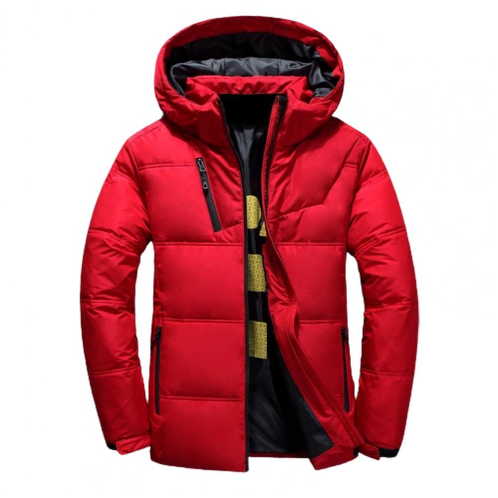 Casaco Puffer Masculino Explorer - Conforto Acolchoado MASCULINO - CASACO - EXPLORER Dm Stores Vermelho M 