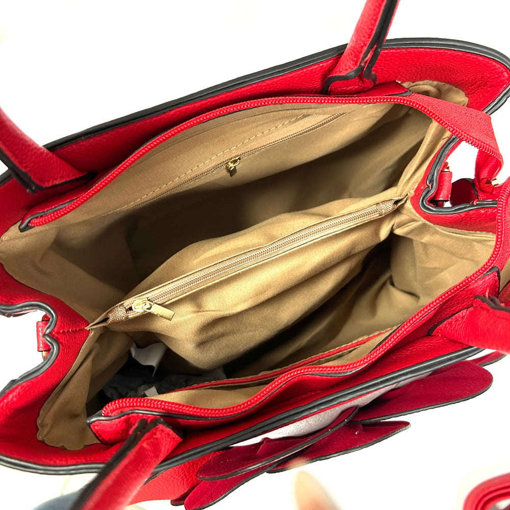 BOLSA TOTE FEMININA DE COURO IMPERMEÁVEL - FLORATA