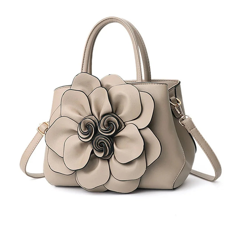 BOLSA TOTE FEMININA DE COURO IMPERMEÁVEL - FLORATA