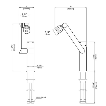 Torneira 1080° - Misturador 1080° Graus para banheiro - Pintura Anti-Descasque