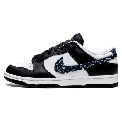 Tênis Nike Dunk Low Feminino "Black Paisley" Preto / Branco - DH4401-100