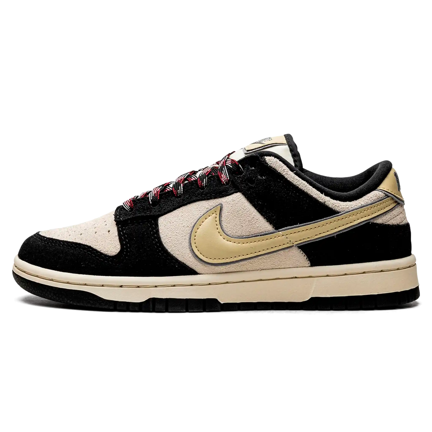 Tênis Nike Dunk Low Feminino "Black Team Gold" Preto / Dourado - DV3054-001