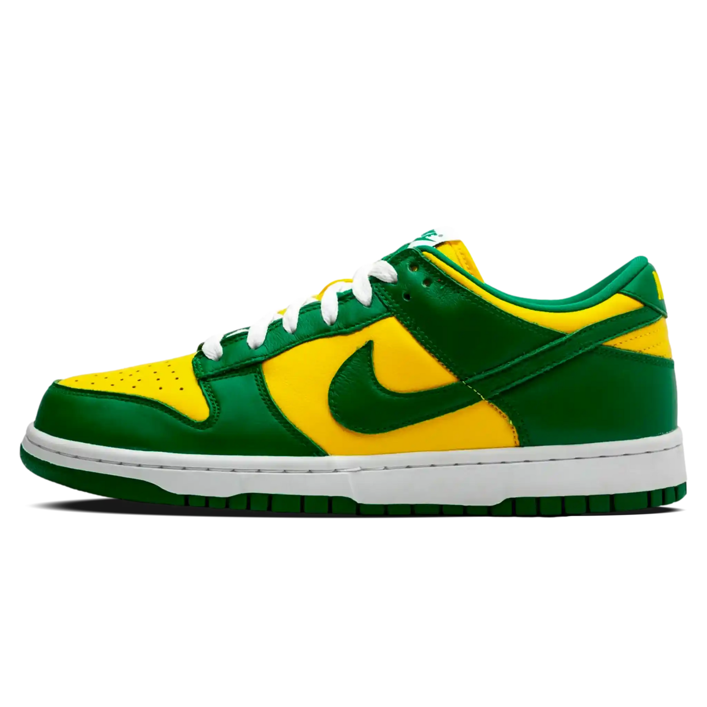 Tênis Nike Dunk Low "Brazil" Verde / Amarelo - CU1727-700