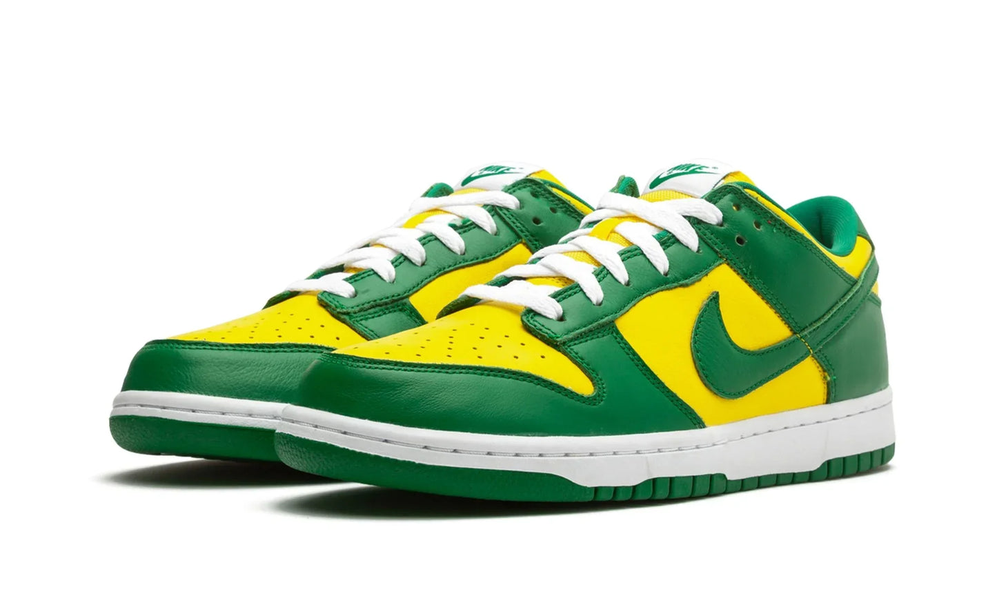 Tênis Nike Dunk Low "Brazil" Verde / Amarelo - CU1727-700