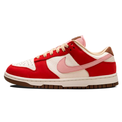 Tênis Nike Dunk Low Feminino "Bacon" Vermelho / Rosa - FB7910-600