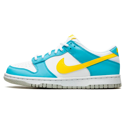 Tênis Nike Dunk Low Feminino "Homer Simpson" Azul / Amarelo - DX3382-400