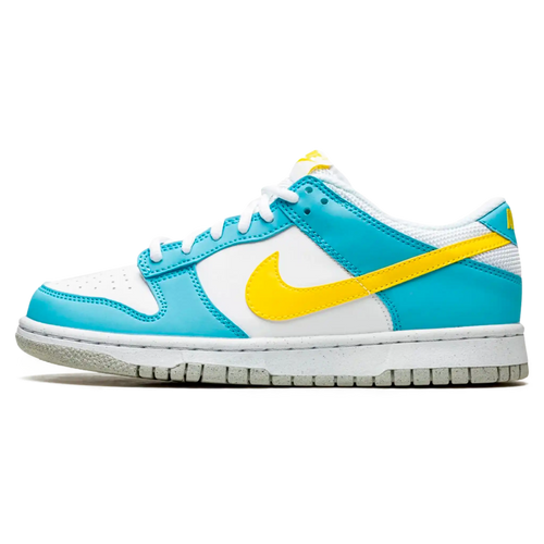 Tênis Nike Dunk Low Feminino "Homer Simpson" Azul / Amarelo - DX3382-400