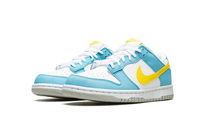 Tênis Nike Dunk Low Feminino "Homer Simpson" Azul / Amarelo - DX3382-400