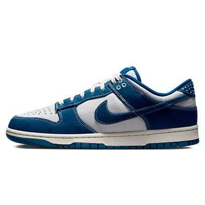 Tênis Nike Dunk Low "Sashiko industrial Blue" Azul - DV0834-101