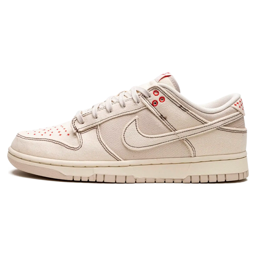 Tênis Nike Dunk Low "Light Orewood Brown Sashiko" Branco - DV0834-100