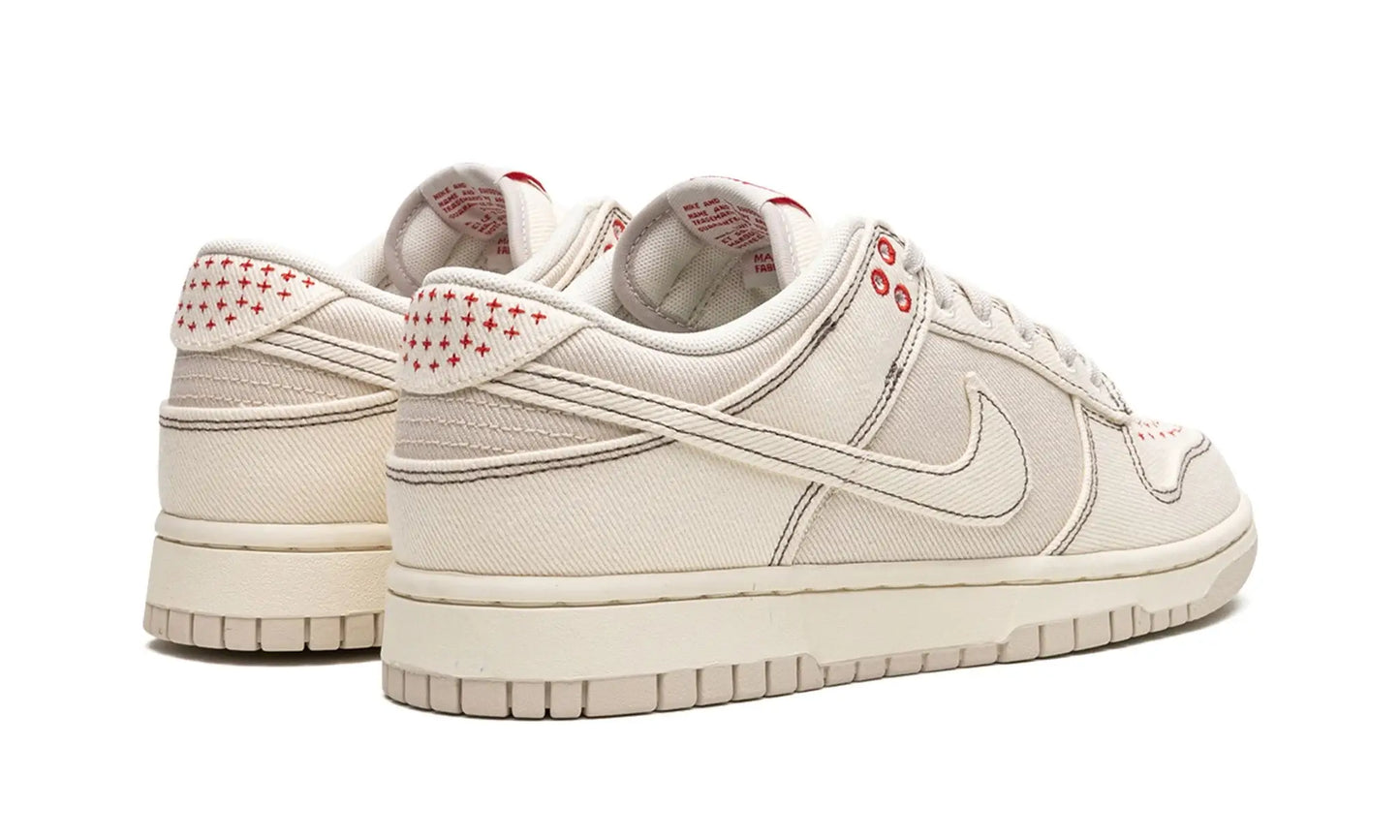 Tênis Nike Dunk Low "Light Orewood Brown Sashiko" Branco - DV0834-100