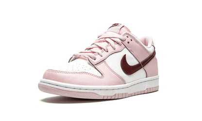 Tênis Nike Dunk Low Feminino "Pink Red Foam White" Rosa - CW1590-601