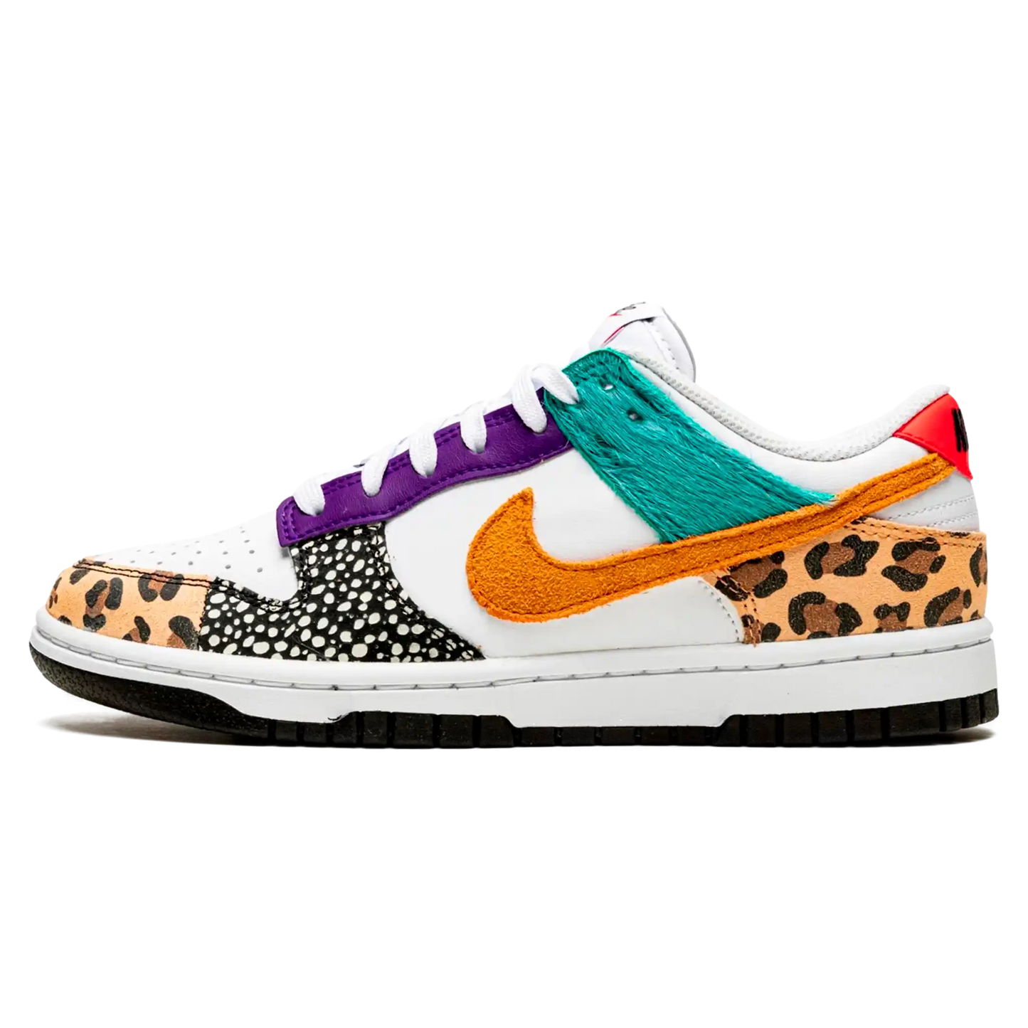 Tênis Nike Dunk Low Feminino "Animal Print" Colorido - DN3866-100