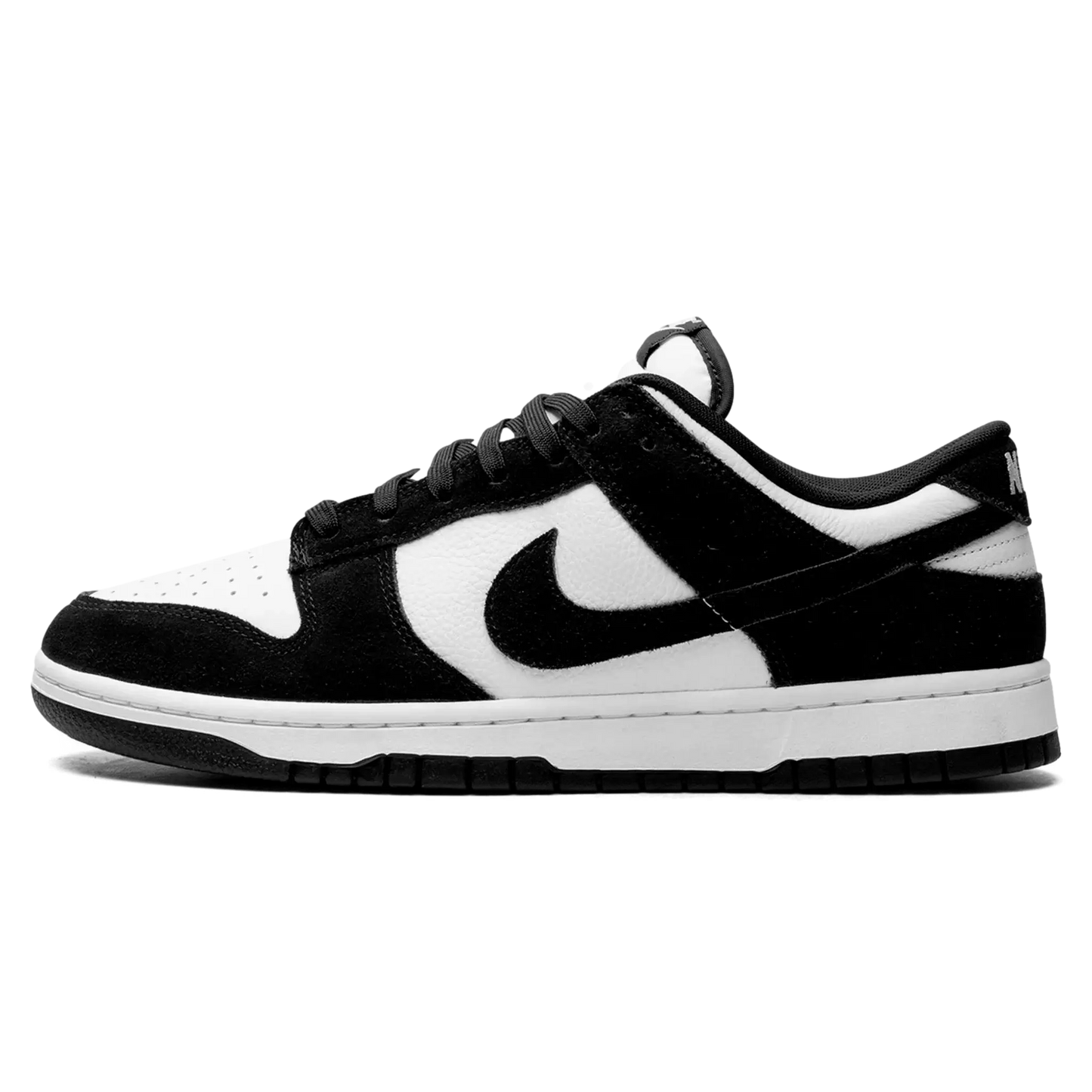 Tênis Nike Dunk Low "Suede Panda" Preto / Branco - FQ8249-100