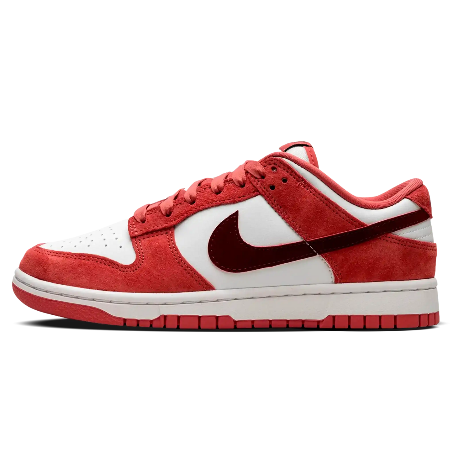 Tênis Nike Dunk Low Feminino "Valentine's Day" Vermelho - FQ7056-100