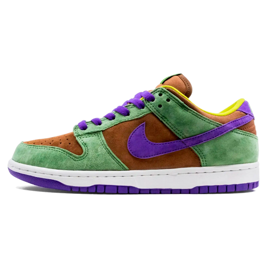Tênis Nike Dunk Low "Veneer" Verde / Roxo - DA1469-200