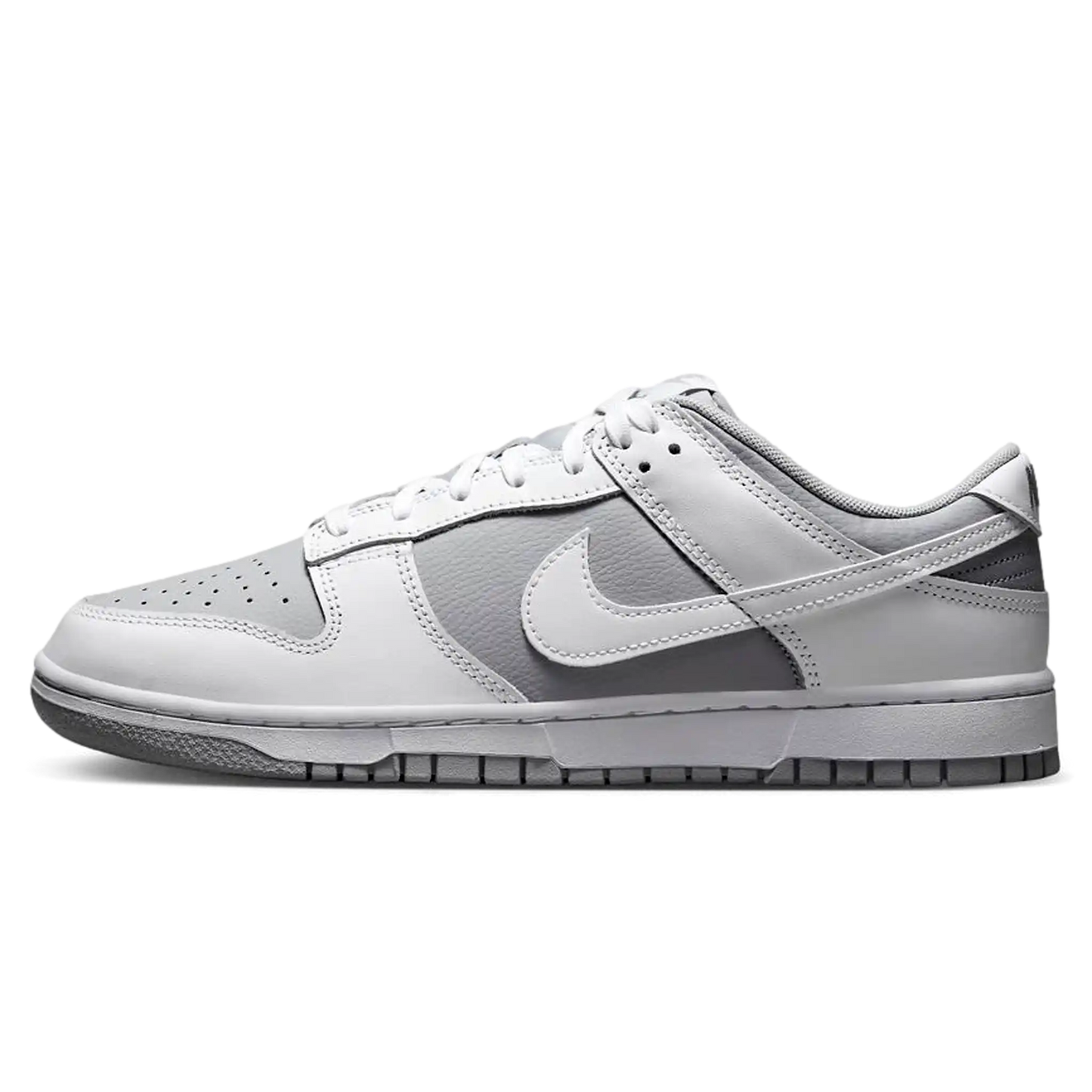Tênis Nike Dunk Low "White Grey" Branco / Cinza - DJ6188-003
