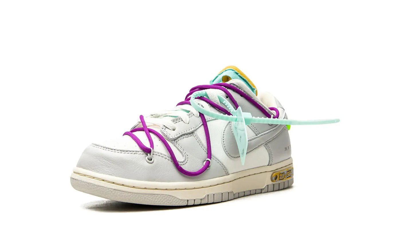 Tênis Nike Dunk Low x Off-White "Lot 21" - DM1602-100