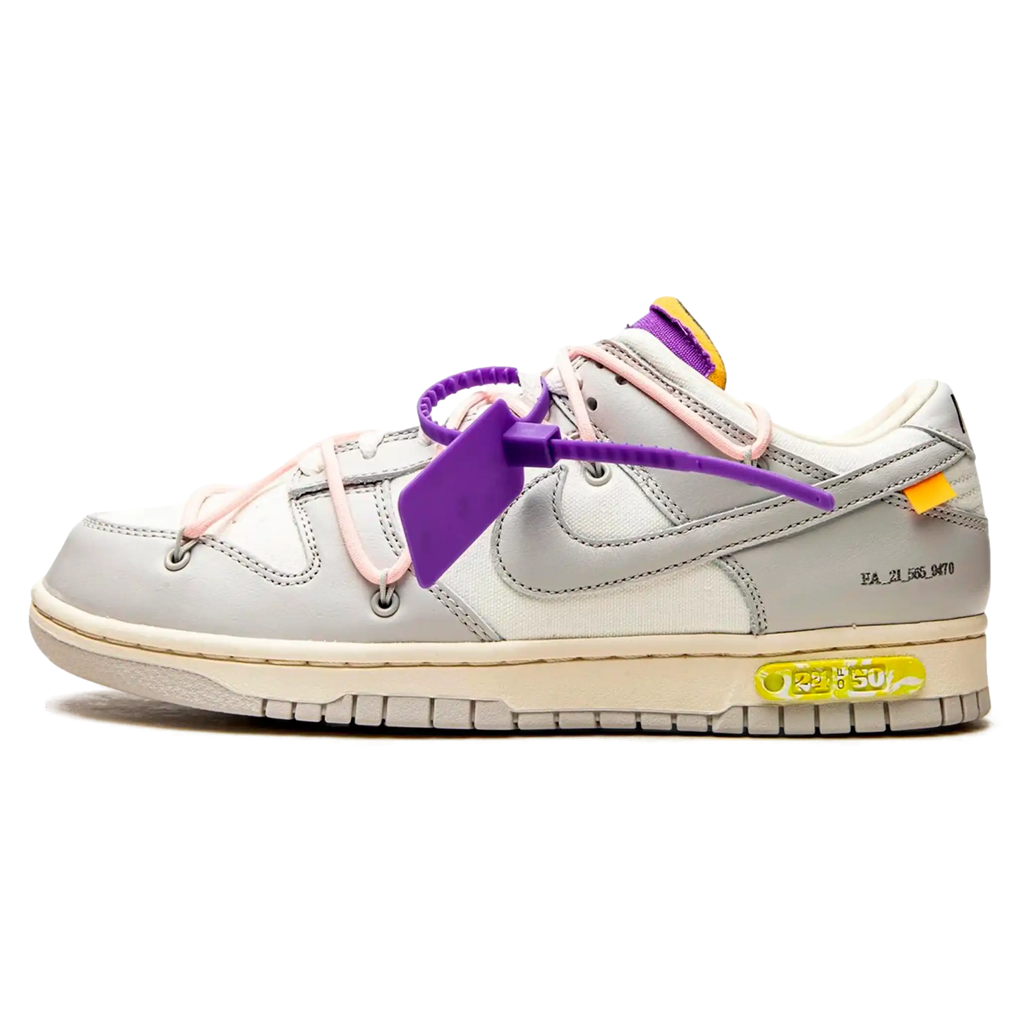 Tênis Nike Dunk Low x Off-White "Lot 24" - DM1602-119