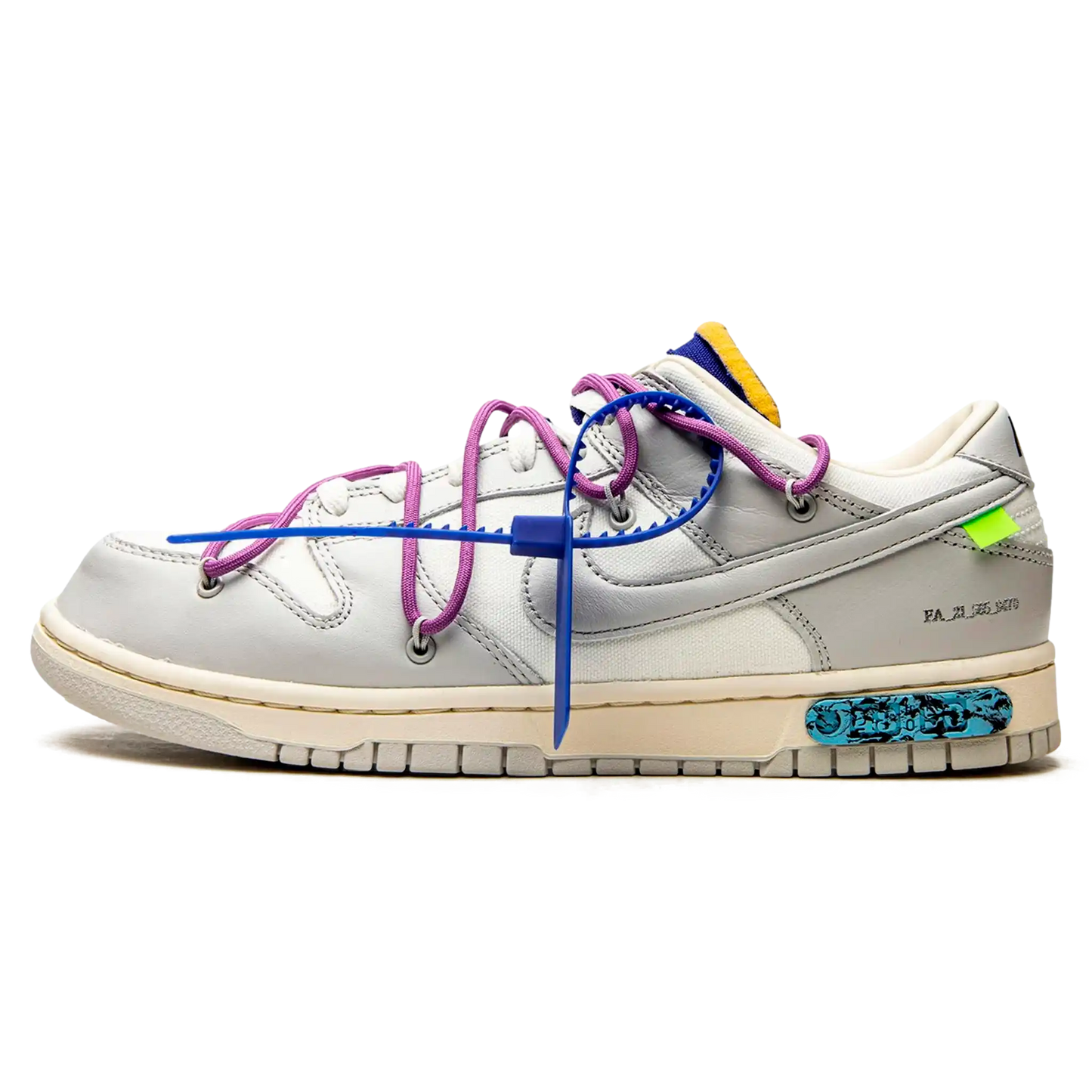Tênis Nike Dunk Low x Off-White "Lot 48" - DM1602-107