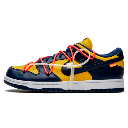 Tênis Nike Dunk Low x Off-White "Michigan" - CT0856-700
