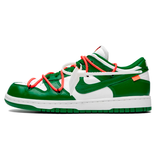 Tênis Nike Dunk Low x Off-White "Pine Green" Verde - CT0856-100