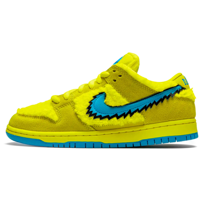 Tênis Nike Dunk Low SB x Grateful Dead "Yellow Bear" Amarelo - CJ5378-700