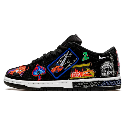 Tênis Nike Dunk Low SB "Neckface" Preto - DQ4488-001