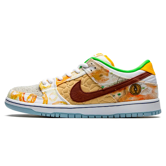Tênis Nike Dunk Low SB "Street Hawker" Colorido - CV1628-800