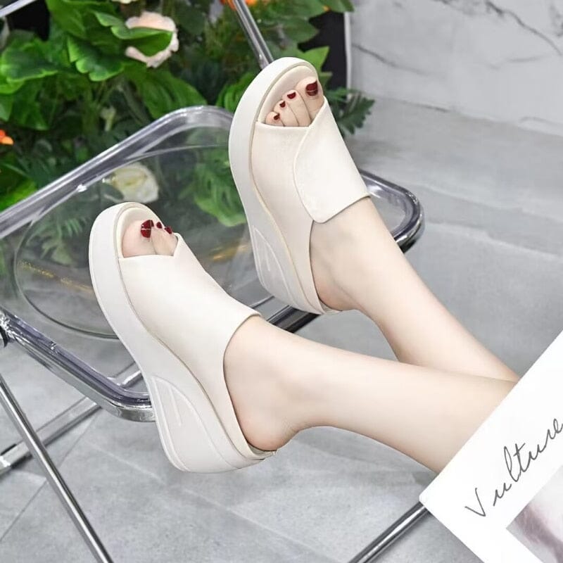 Sandália Ortopédica Confort Premium Calçados (Sandália Feminina 12) Dm Stores 33 Branco 