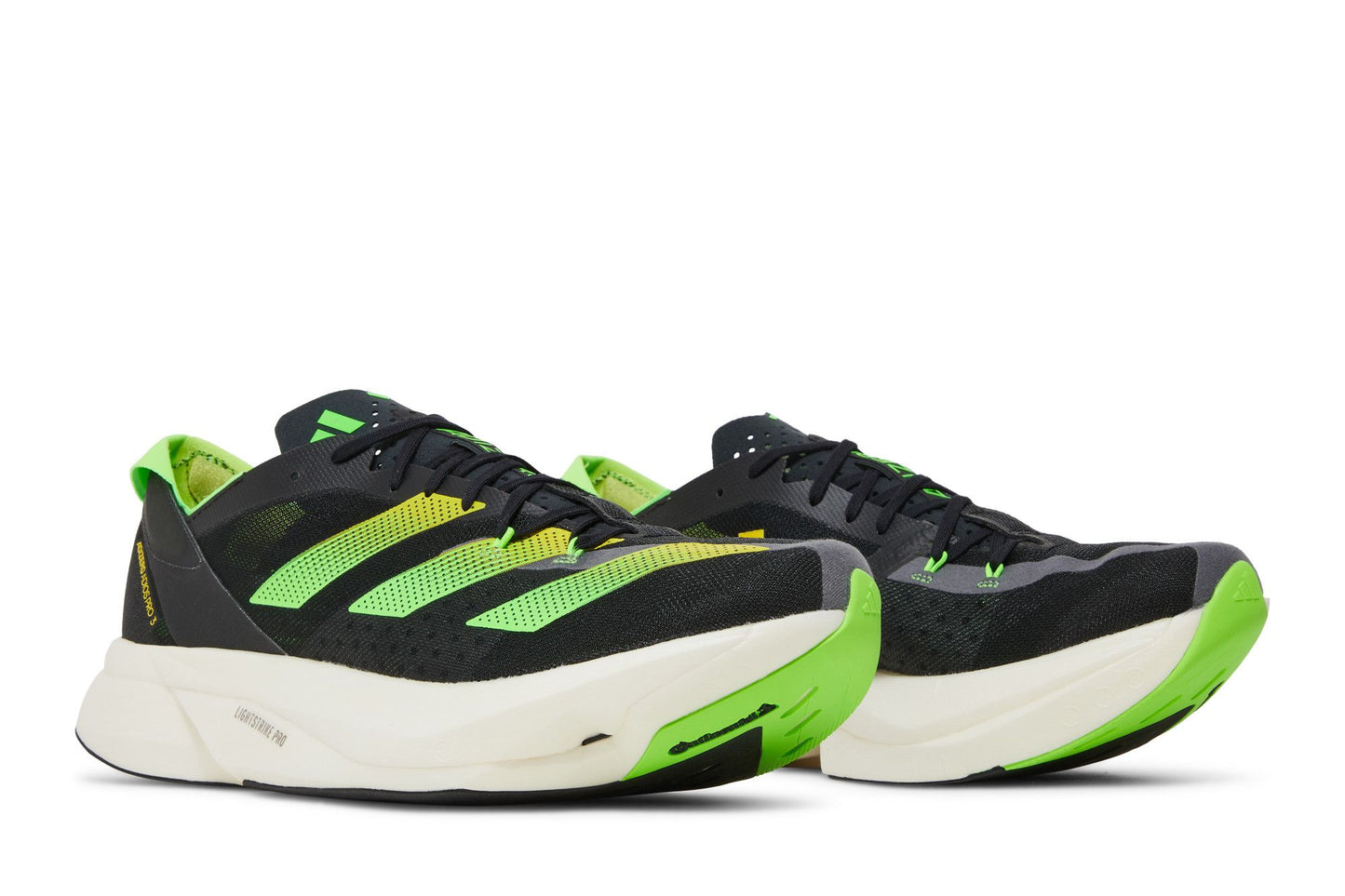 Tênis Adidas Adizero Adios Pro 3 'Core Black Solar Green' - GX6251
