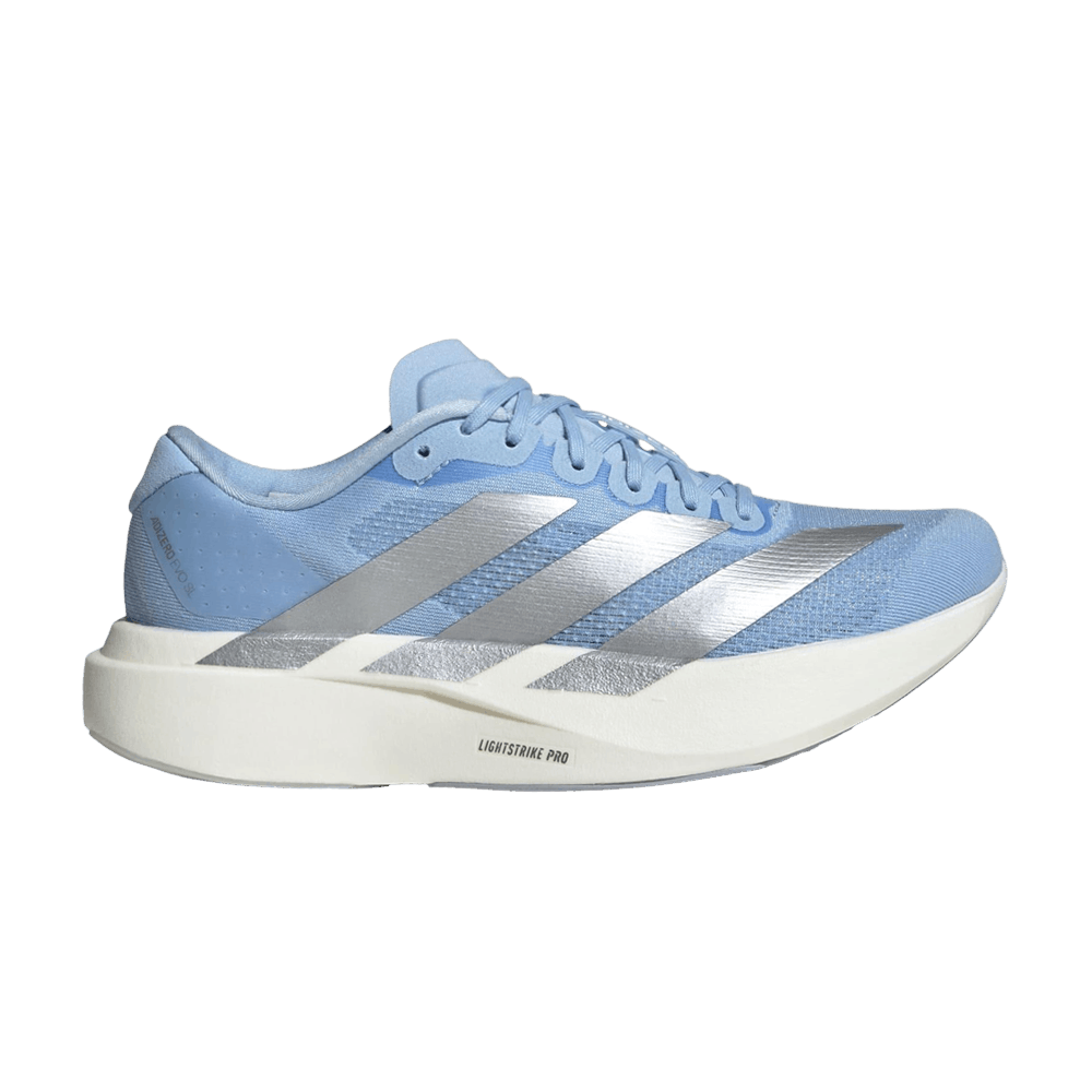 Tênis Adidas Adizero Evo SL 'Glow Blue Silver Metallic' - JS4453