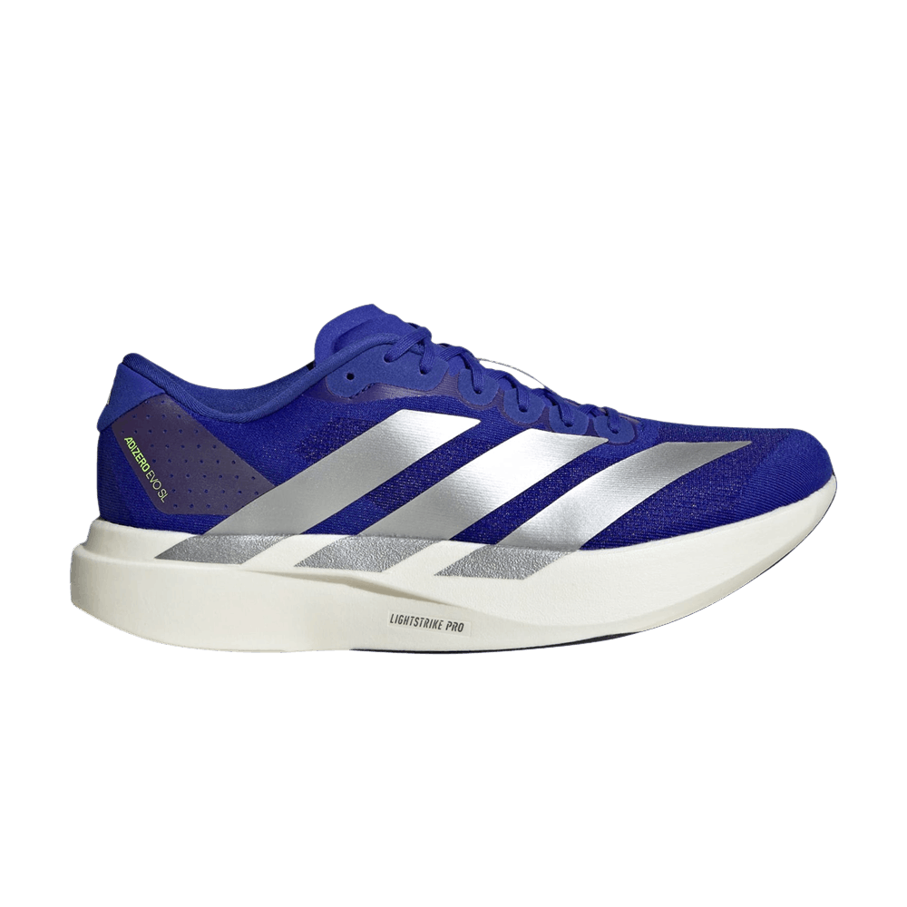 Tênis Adidas Adizero Evo SL 'Lucid Blue Silver Metallic' - JR3417