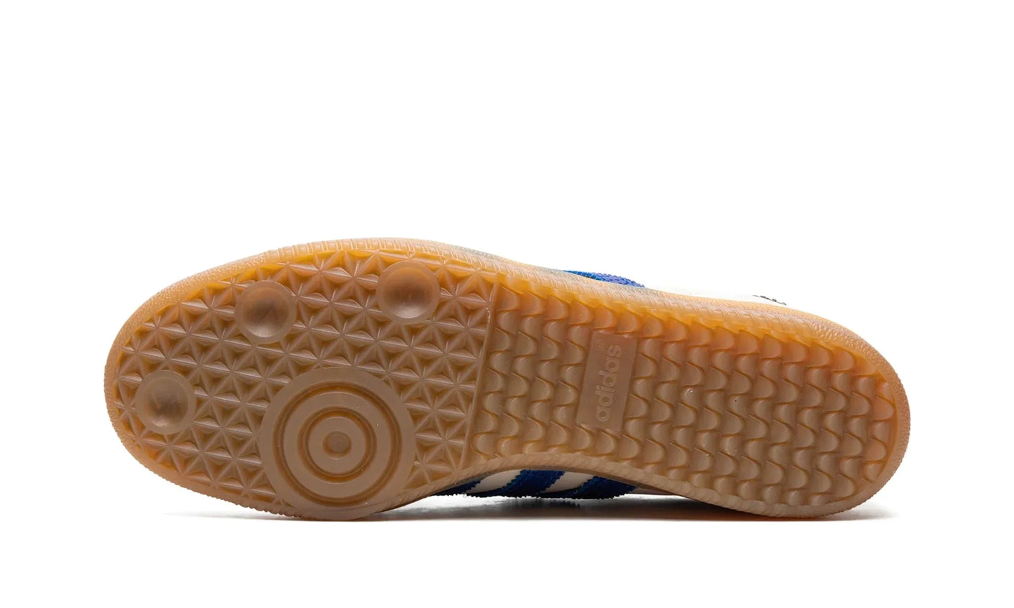 Tênis Adidas Samba x Wales Bonner "Wonder Clay Royal Blue" Creme / Azul - IH7756