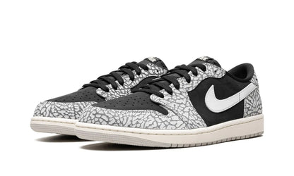 Tênis Air Jordan 1 Low "Black Cement" Preto / Cinza - CZ0790-001