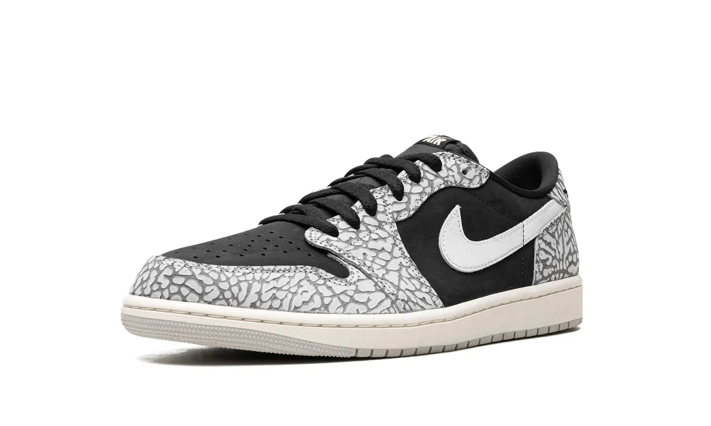 Tênis Air Jordan 1 Low "Black Cement" Preto / Cinza - CZ0790-001