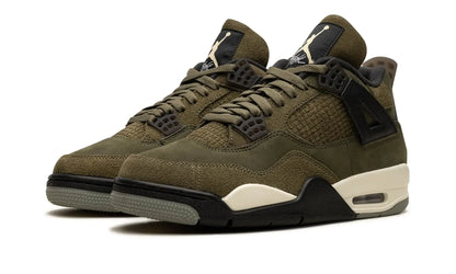 Tênis Air Jordan 4 Craft "Medium Olive" Verde - FB9927-200