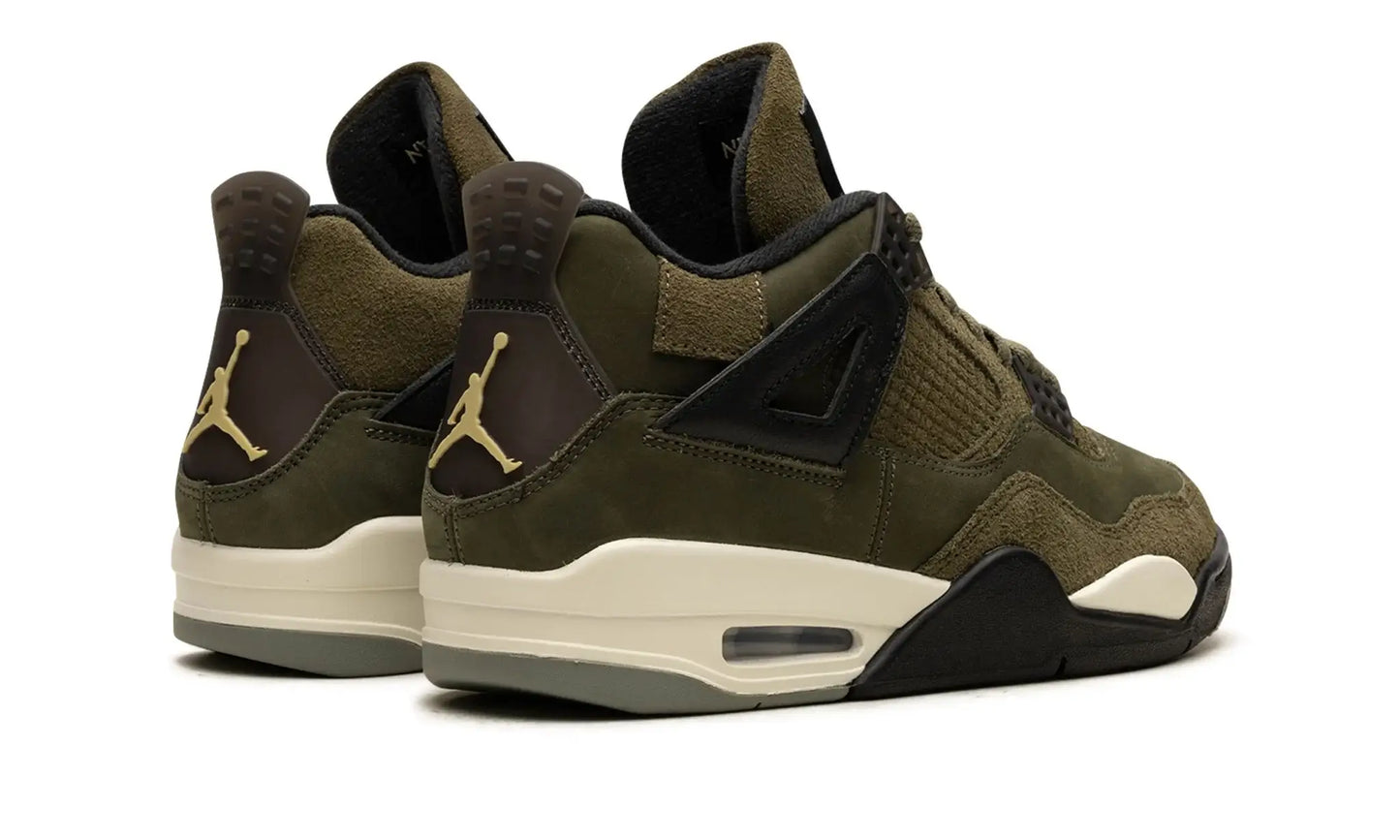 Tênis Air Jordan 4 Craft "Medium Olive" Verde - FB9927-200