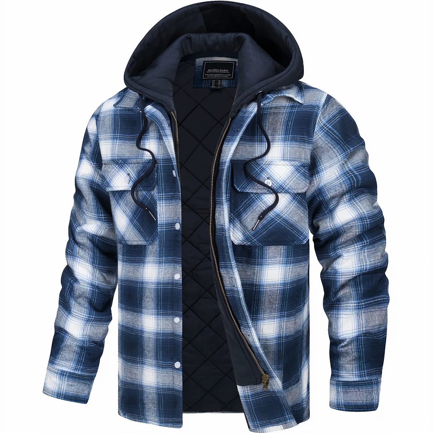 Axel | Karo-jacket with Reißverschluss