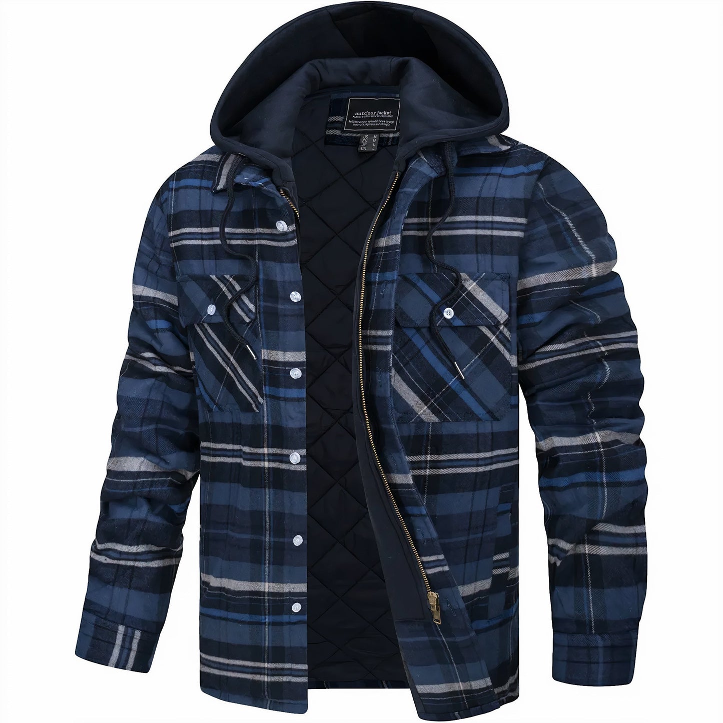 Axel | Karo-jacket with Reißverschluss