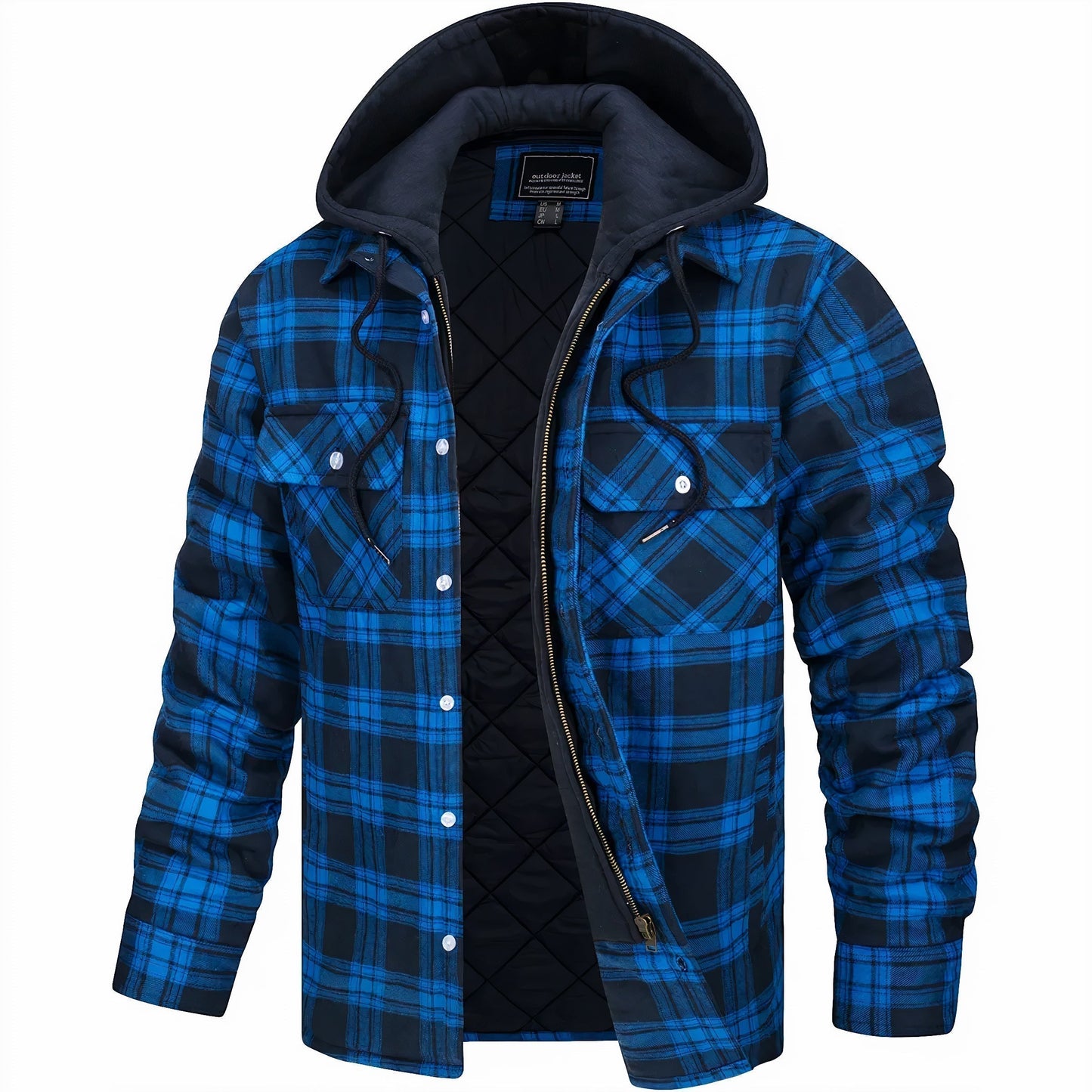 Axel | Karo-jacket with Reißverschluss