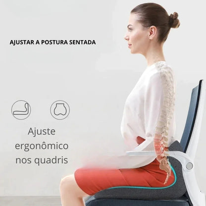 Almofada De Assento Ortopédico Com Espuma De Memória Casa (Almofadas de assento 1) Dm Stores 