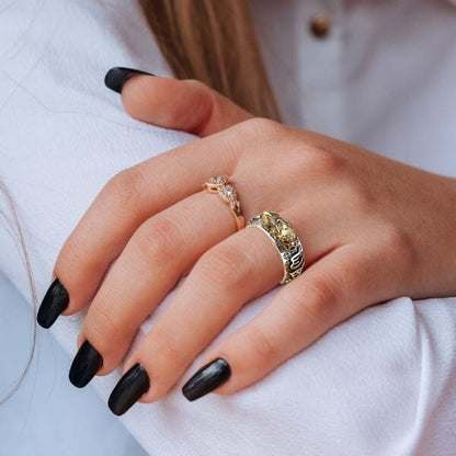 Anel da Riqueza e Prosperidade Feng Shui Original Joias & Acessórios (Anel 1) Dashui 