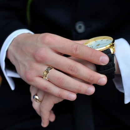 Anel da Riqueza e Prosperidade Feng Shui Original Joias & Acessórios (Anel 1) Dashui 