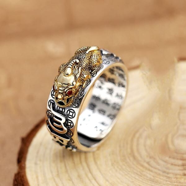 Anel da Riqueza e Prosperidade Feng Shui Original Joias & Acessórios (Anel 1) Dashui 