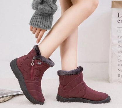 AnneBe - Bota Confort Flex Aveludada Inverno Calçados (Bota Feminina 10) Dashui 