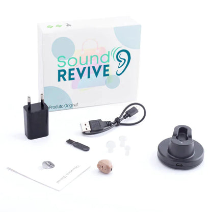 Aparelho Auditivo Discreto Recarregável - ReviveSound Eletrônicos (Aparelho Auditivo 1) Dm Stores 